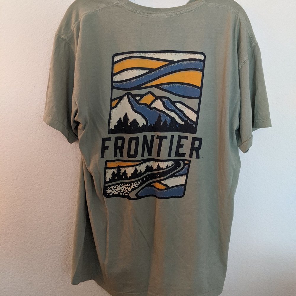 Men's L Comfort Colors Younglife Frontier T Shirt